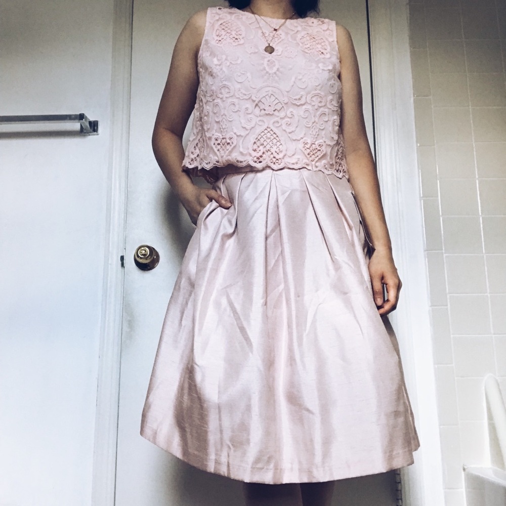 Pastel pink two piece set - Picture 3 of 6